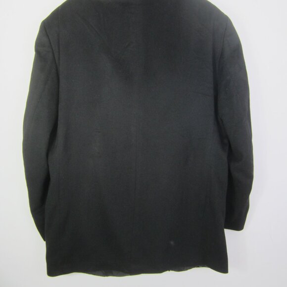 Jack Victor Sport Coat Mens 48L Black Loro Piana Italy 100% Cashmere Blazer - Picture 10 of 15
